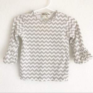MATILDA JANE Good Hart Alice Gray Puffer Top